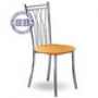  Кухонный стул М-Бистро-204 глянцевый хром ЭКО кожа 55 жёлтая 
