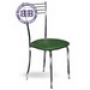  Кухонный стул М-Бистро-200 глянцевый хром искусственная кожа 2 зелёная 