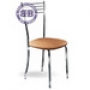  Кухонный стул М-Бистро-200 глянцевый хром ЭКО кожа 54 светло-коричневая 
