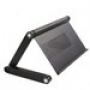  Столик для ноутбука алюминиевый черный, А6 