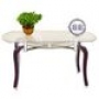  Стеклянный обеденный стол Модерн-Л 140 СО-2 ножки вишня 