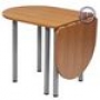  Обеденный стол раскладной Женева-3 овал цвет орех 
